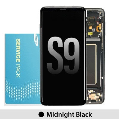 Samsung Galaxy S9 G960F OLED Screen Replacement Digitizer GH97-21696A (Gold)-Midnight Black Samsung Galaxy S9 G960F OLED Screen Replacement Digitizer GH97-21696A (Gold)-Midnight Black